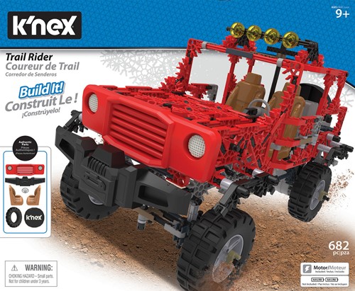 K'Nex Motorized Red Jeep - Jeu de construction