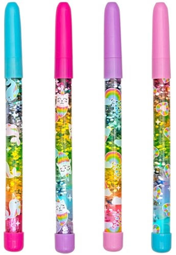 Ooly Regenboog glitter balpen