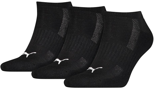 Puma Cushioned Sneaker Sock - Black/White - 2.5-5