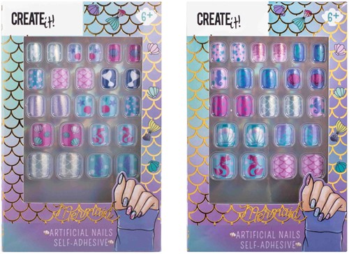 Create it! Mermaid Kunstnagels Zelfklevend