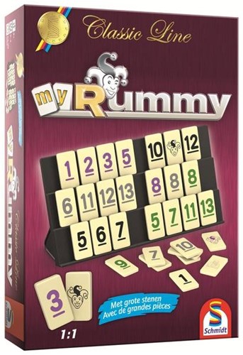 Schmidt Classic Line My Rummy NL/FR - jeu éducatif - 8+.