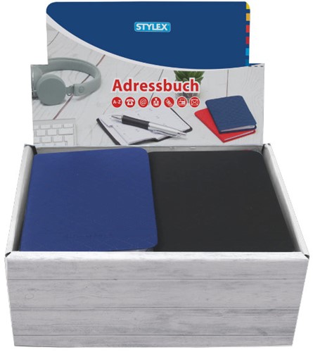 Carnet d'adresses Stylex 92*158 mm 46606