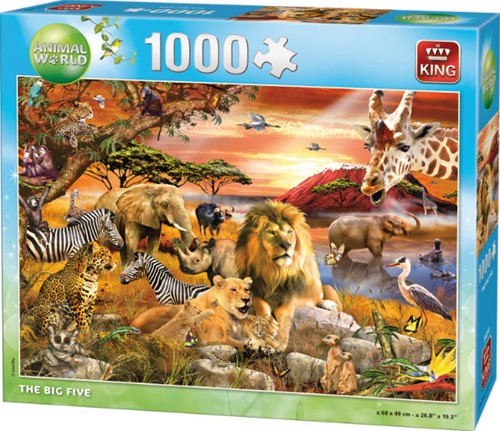 King King puzzel animal world 1.000 st. 56010