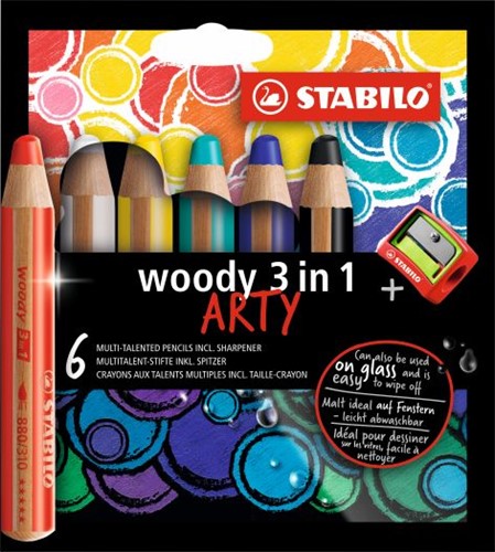 Stabilo 6 Stabilo ARTY woody 8806-1-20