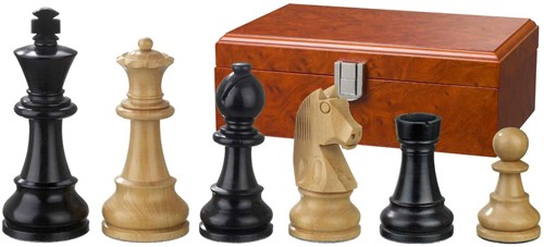 Pièces d'échecs Philos Ludwig XIV Roi hauteur 83 mm