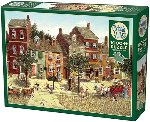 Puzzle Cobble Hill 1000 pièces - La courbe dans le carré