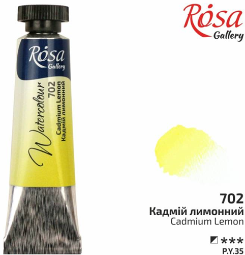 Rosa Gallery Rosa Gallery Aquarelverf Tube 10 ml Cadmium Citroen